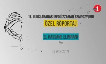 El Hassane Elimrani 11. Uluslararası Bediüzzaman Sempozyumu izlenimlerini TV111'e anlattı.