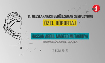 Hassan Abdul Mageed Mutagubya 11. Uluslararası Bediüzzaman Sempozyumu izlenimlerini TV111'e anlattı. 