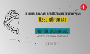 Mashadi Said 11. Uluslararası Bediüzzaman Sempozyumu izlenimlerini TV111'e anlattı. 