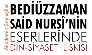 Dr. Erdal Aydın İİKV'da Bediüzzaman'ın gözünde din-siyaset ilişkisini anlatacak