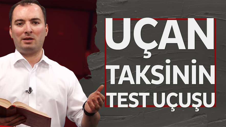 Uçan Taksi Test Uçuşunu Yaptı