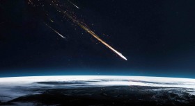 Detroit Şehrine Düşen Meteor